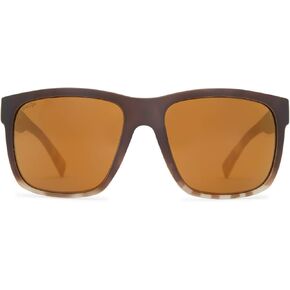 فونزدبر نظارات شمسية مستقطبة للرجال والنساء من ماكسيس، بتصميم ليوبارد شارك ساتان مع عدسات مستقطبة من الكروم الذهبي والبولي كربونات مقاومة للصدمات مع حماية من الاشعة فوق البنفسجية وهيف، 61 ملم، جلد in Kuwait