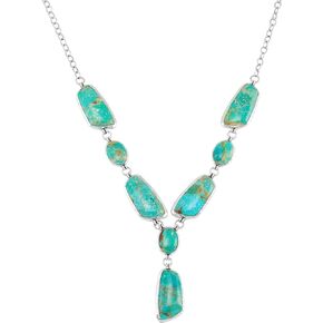 Silpada 'Your Blue Lagoon' Sterling Silver Turquoise Necklace, 18" + 2"