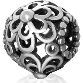 Picking Daisies Bead Charm 925 Sterling Silver Flower Beads fit for Women Charms Bracelets