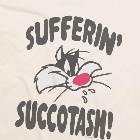 Popfunk Official Looney Tunes Catch Phrases Adult Unisex Classic Ring-Spun T-Shirt Collection in Saudi Arabia