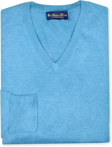 Brooks Brothers Mens Supima Cotton V-neck Sweatshirt Sweater, in Saudi Arabia
