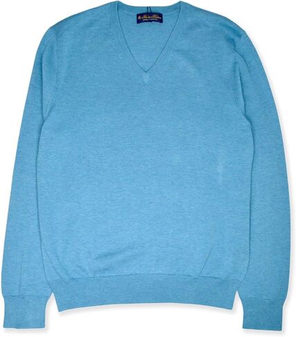 Brooks Brothers Mens Supima Cotton V-neck Sweatshirt Sweater, in Saudi Arabia