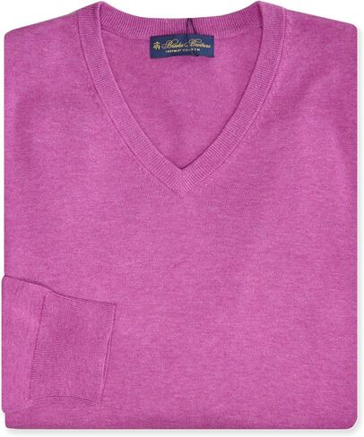 Brooks Brothers Mens Supima Cotton V-neck Sweatshirt Sweater, in Saudi Arabia