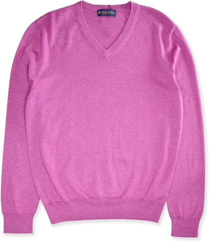 Brooks Brothers Mens Supima Cotton V-neck Sweatshirt Sweater, in Saudi Arabia