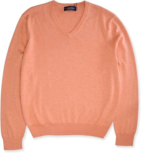 Brooks Brothers Mens Supima Cotton V-neck Sweatshirt Sweater, in Saudi Arabia