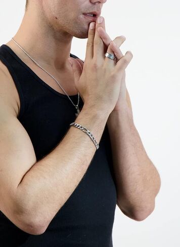 Steeltime Classic الفولاذ المقاوم للصدأ Lords Salad Ring Band باللغة الإنجليزية أو الإسبانية والدنا بادري نويسترو in Kuwait