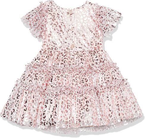 PIPPA & JULIE Girls' Sleeveless Party Dress, Fit & Flare Silhouette, Cute Pattern Styles in Kuwait