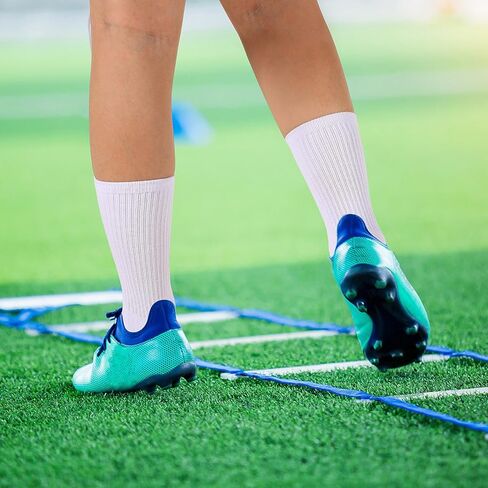 Twistover 6 Pairs Kids Grip Anti Slip Soccer Socks Hospital Socks Basketball Soccer Athletic Socks for Youth Boys Girls 7-11 in Saudi Arabia