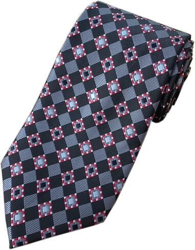 63" Extra Long Necktie Mens Woven Jacquard Design Fashion XL Tie 63" in Saudi Arabia