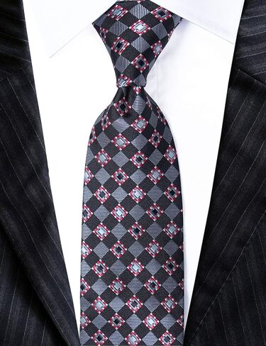 63" Extra Long Necktie Mens Woven Jacquard Design Fashion XL Tie 63" in Saudi Arabia