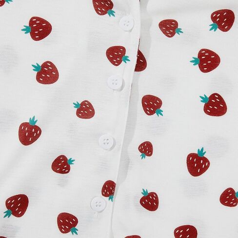 American Trends Pajama Set for Women Cute Pajamas Button Down Short Sleeve Pj Set Sleepwear loungewear set in Saudi Arabia
