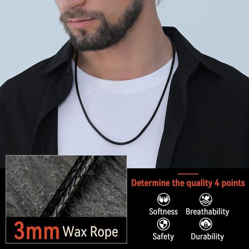 FaithHeart Thor's Hammer Necklace and Leather Chain Bundle in Saudi Arabia