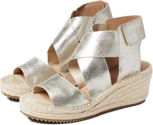 صندل Eileen Fisher النسائي من Willow Espadrille بكعب عريض in Saudi Arabia
