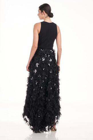 JS Collections Women's Sia Ruffle Skirt Gown in Saudi Arabia