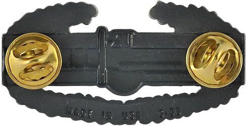 MEDALS OF AMERICA EST. 1976 Combat Action Badge Badge CAB Silver Oxide Finish Regulation Size in Saudi Arabia
