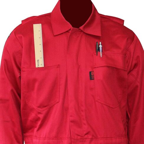 غطاء قطني Chicago Protective Apparel 605-FRC-R-2XL FR مقاس XXL، أحمر in Saudi Arabia