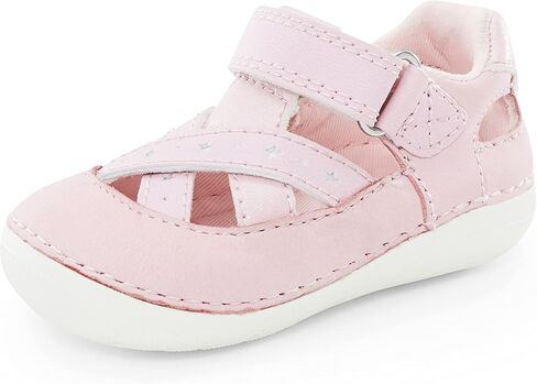 Stride Rite Girls Soft Motion Kiki 2.0 First Walker Shoe, Light Pink, 6 Wide Toddler in Saudi Arabia