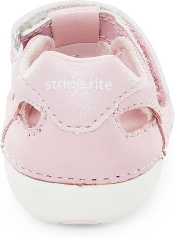 Stride Rite Girls Soft Motion Kiki 2.0 First Walker Shoe, Light Pink, 6 Wide Toddler in Saudi Arabia