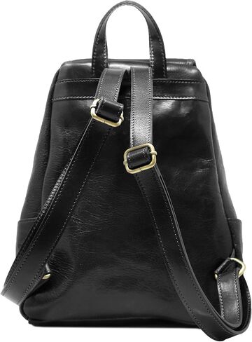 Floto Livorno Full Grain Leather Backpack Knapsack (Tan) in Saudi Arabia