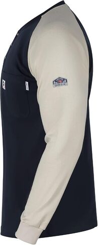 FR Shirts Flame Resistant Shirts 6.5oz Lightweight Cotton Two Tone & Henley Shirts for Men in Saudi Arabia