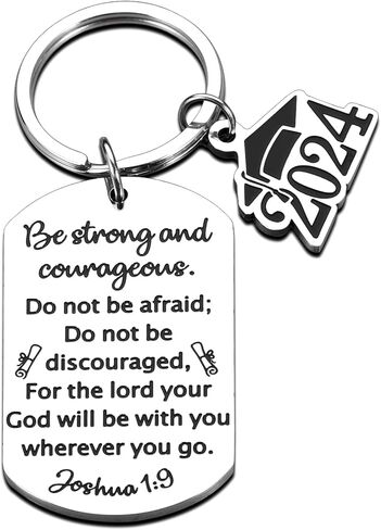 SYGUNAR Class of 2024 Graduation Gifts for Him Her Boys Girls Graduation Keychain for Women Men High School Senior College Graduation Gifts Religious Christian Grad Gift in Kuwait