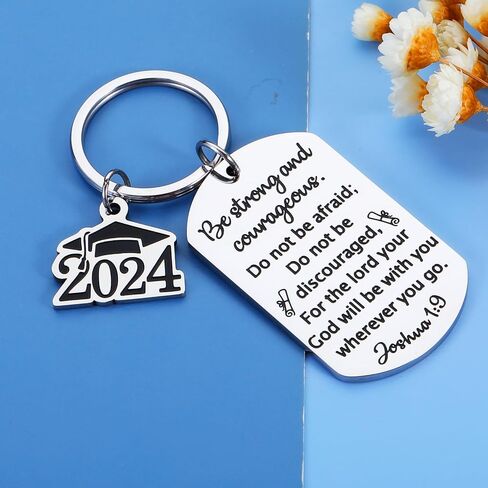 SYGUNAR Class of 2024 Graduation Gifts for Him Her Boys Girls Graduation Keychain for Women Men High School Senior College Graduation Gifts Religious Christian Grad Gift in Kuwait