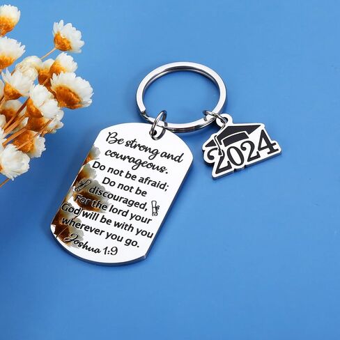 SYGUNAR Class of 2024 Graduation Gifts for Him Her Boys Girls Graduation Keychain for Women Men High School Senior College Graduation Gifts Religious Christian Grad Gift in Kuwait
