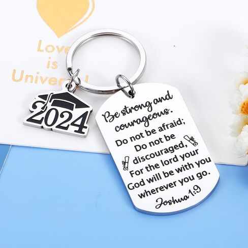 SYGUNAR Class of 2024 Graduation Gifts for Him Her Boys Girls Graduation Keychain for Women Men High School Senior College Graduation Gifts Religious Christian Grad Gift in Kuwait