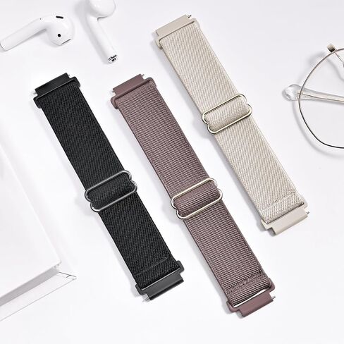 Tovimall Quick Release Nylon Watch Band 16mm 17mm 18mm 19mm 20mm 22mm Nylon Watch Strap(3 pack) in Saudi Arabia