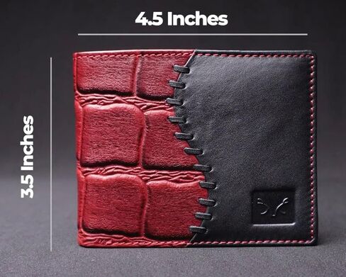 AL FASCINO Make in India Leather Wallet for Men in Saudi Arabia