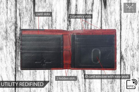 AL FASCINO Make in India Leather Wallet for Men in Saudi Arabia