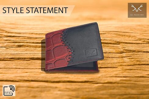 AL FASCINO Make in India Leather Wallet for Men in Saudi Arabia