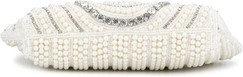 Suman Enterprises Pearl Tote Clutch، حقيبة معصم للسهرات ومحفظة زفاف للنساء والفتيات in Kuwait