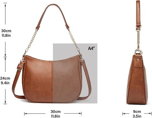 Women Hobo Handbag Purse Tote Shoulder Top Handle Satchel Crossbody Bag in Saudi Arabia