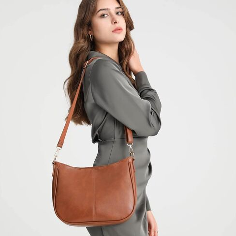 Women Hobo Handbag Purse Tote Shoulder Top Handle Satchel Crossbody Bag in Saudi Arabia