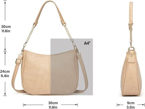 Women Hobo Handbag Purse Tote Shoulder Top Handle Satchel Crossbody Bag in Kuwait