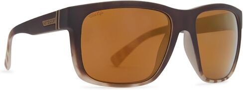 فونزدبر نظارات شمسية مستقطبة للرجال والنساء من ماكسيس، بتصميم ليوبارد شارك ساتان مع عدسات مستقطبة من الكروم الذهبي والبولي كربونات مقاومة للصدمات مع حماية من الاشعة فوق البنفسجية وهيف، 61 ملم، جلد in Kuwait