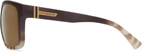 فونزدبر نظارات شمسية مستقطبة للرجال والنساء من ماكسيس، بتصميم ليوبارد شارك ساتان مع عدسات مستقطبة من الكروم الذهبي والبولي كربونات مقاومة للصدمات مع حماية من الاشعة فوق البنفسجية وهيف، 61 ملم، جلد in Kuwait