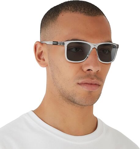ARNETTE Unisex Sunglasses Matte Black Frame, Dark Green Lenses, 56MM in Saudi Arabia