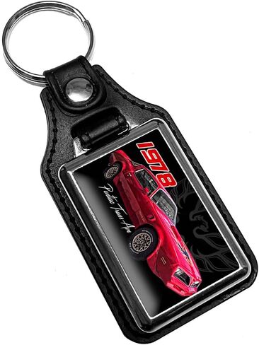 1978 Compatible with Firebird Trans Am Red Honeycomb Wheels Keychain Key Holder Key Ring For Men Heavy Duty Car Keyring For Men and Women🗝️, Black, S in Kuwait