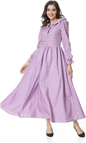 فستان نسائي رائد، زي استعماري تاريخي، فستان Prairie Amish للنساء in Kuwait