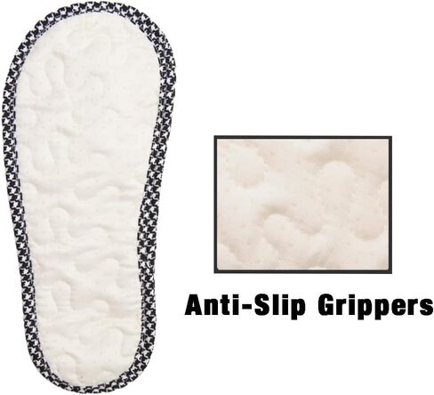 House Slippers for Women - Light Weight Cotton Quilted Home Slippers, Machine Washable Odorless slide for Sweaty foot in Saudi Arabia