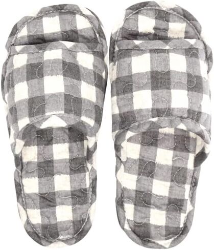 House Slippers for Women - Light Weight Cotton Quilted Home Slippers, Machine Washable Odorless slide for Sweaty foot in Saudi Arabia