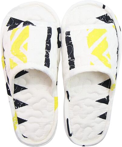 House Slippers for Women - Light Weight Cotton Quilted Home Slippers, Machine Washable Odorless slide for Sweaty foot in Saudi Arabia
