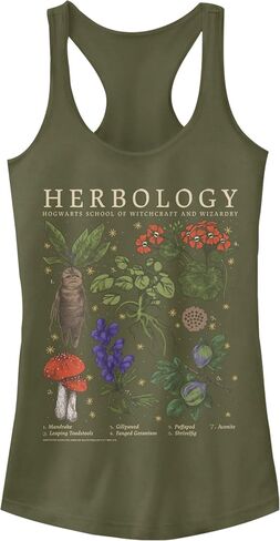 قميص بدون أكمام للسيدات من Harry Potter Deathly Hallows Herbology Junior's Racerback in Saudi Arabia