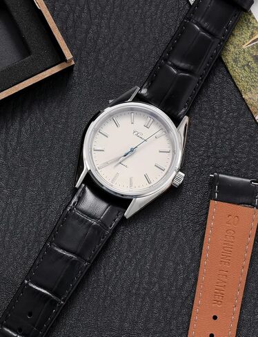 ساعة للرجال 41 ملم باندا كرونوغراف VS75A كوارتز شمسية، مع حزام ساعة جلدي بديل 20 ملم مع حزام جلدي 20 ملم، ساعات عسكرية على الطراز العسكري in Kuwait