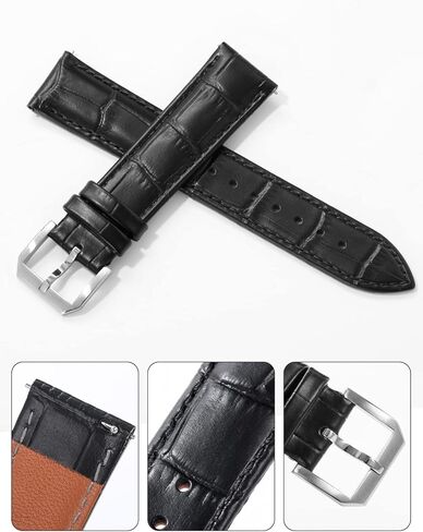 ساعة للرجال 41 ملم باندا كرونوغراف VS75A كوارتز شمسية، مع حزام ساعة جلدي بديل 20 ملم مع حزام جلدي 20 ملم، ساعات عسكرية على الطراز العسكري in Kuwait