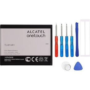 New Rechargeable Battery TLi014A1 Compatible with Alca tel One Touch Glory 2 Inspire 2 OT-5020 M Pop OT-5040 View with Tools