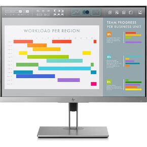 HP EliteDisplay E243i 24-Inch Screen LED-Lit Monitor (1FH49A8#ABA) Black and Silver (Renewed)