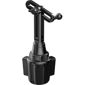 حامل كأس بديل للسيارة من ZOOAUX، [مفصل كروي 17 مم] مع حامل كأس سيارة برقبة طويلة قابلة للتعديل وحامل حامل هاتف للسيارة، شاحن سيارة لاسلكي/نظام تحديد المواقع/فتحة كأس السيارة in Kuwait